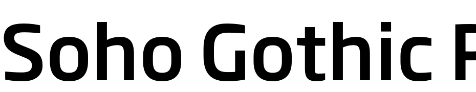 Soho Gothic Pro Medium cкачать шрифт бесплатно